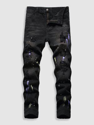 men jeans versace on|drippy jeans for men designer.